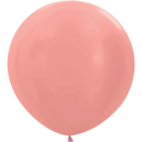 Sempertex 24 inch SEMPERTEX METALLIC ROSE GOLD Latex Balloons 59099-B