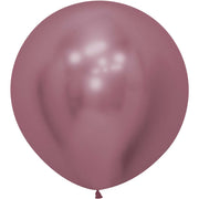 Sempertex 24 inch SEMPERTEX REFLEX PINK Latex Balloons 59141-B