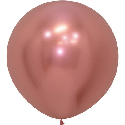 Sempertex 24 inch SEMPERTEX REFLEX ROSE GOLD Latex Balloons 59147-B