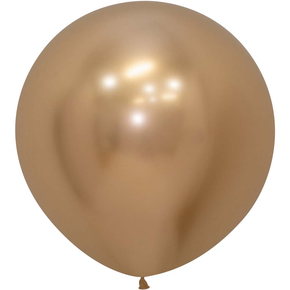 Sempertex 24 inch SEMPERTEX REFLEX GOLD Latex Balloons 59148-B