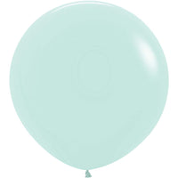 Sempertex 24 inch SEMPERTEX PASTEL MATTE GREEN Latex Balloons 59176-B