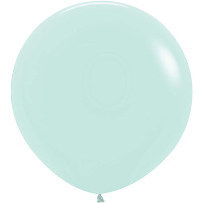 Sempertex 24 inch SEMPERTEX PASTEL MATTE GREEN Latex Balloons 59176-B