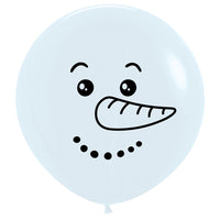 Sempertex 24 inch SNOWMAN Latex Balloons