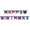 Unique 6.4 foot SPIDER-MAN HAPPY BIRTHDAY JOINTED BANNER Party Decor 59230-UN