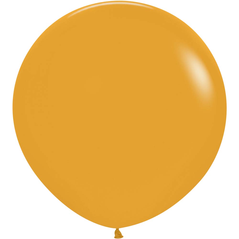 Sempertex 24 inch SEMPERTEX DELUXE MUSTARD Latex Balloons 59369-B