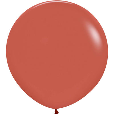 Sempertex 24 inch SEMPERTEX DELUXE TERRACOTTA Latex Balloons 59370-B