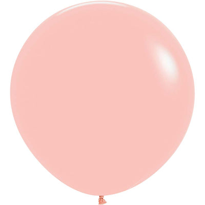 Sempertex 24 inch SEMPERTEX PASTEL MATTE MELON Latex Balloons 59519-B