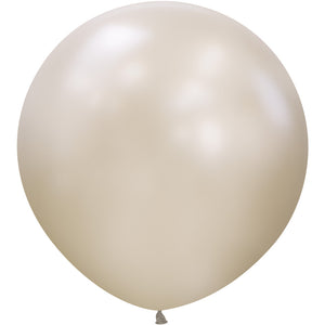 Sempertex 24 inch SEMPERTEX SILK CREAM PEARL Latex Balloons 59532-B