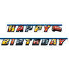 Unique 6.5 foot CARS HAPPY BIRTHDAY JOINTED BANNER Party Decor 59946-UN
