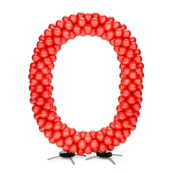 6 foot NUMBER FRAME KIT - NUMBER 0 - LA Balloons