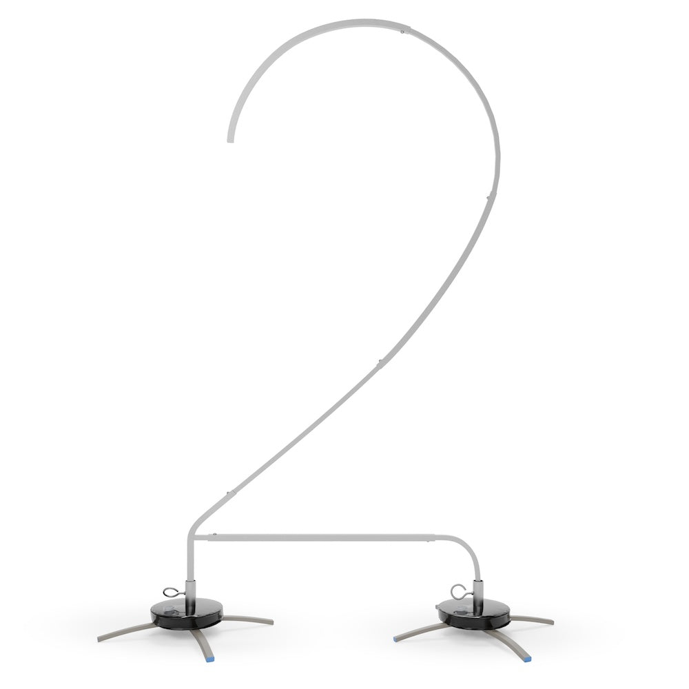 6 Foot Silver Rainbow Number 2 Frame Kit 95022 - LA Balloons