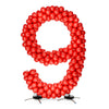 6 foot NUMBER FRAME KIT - NUMBER 9 - LA Balloons