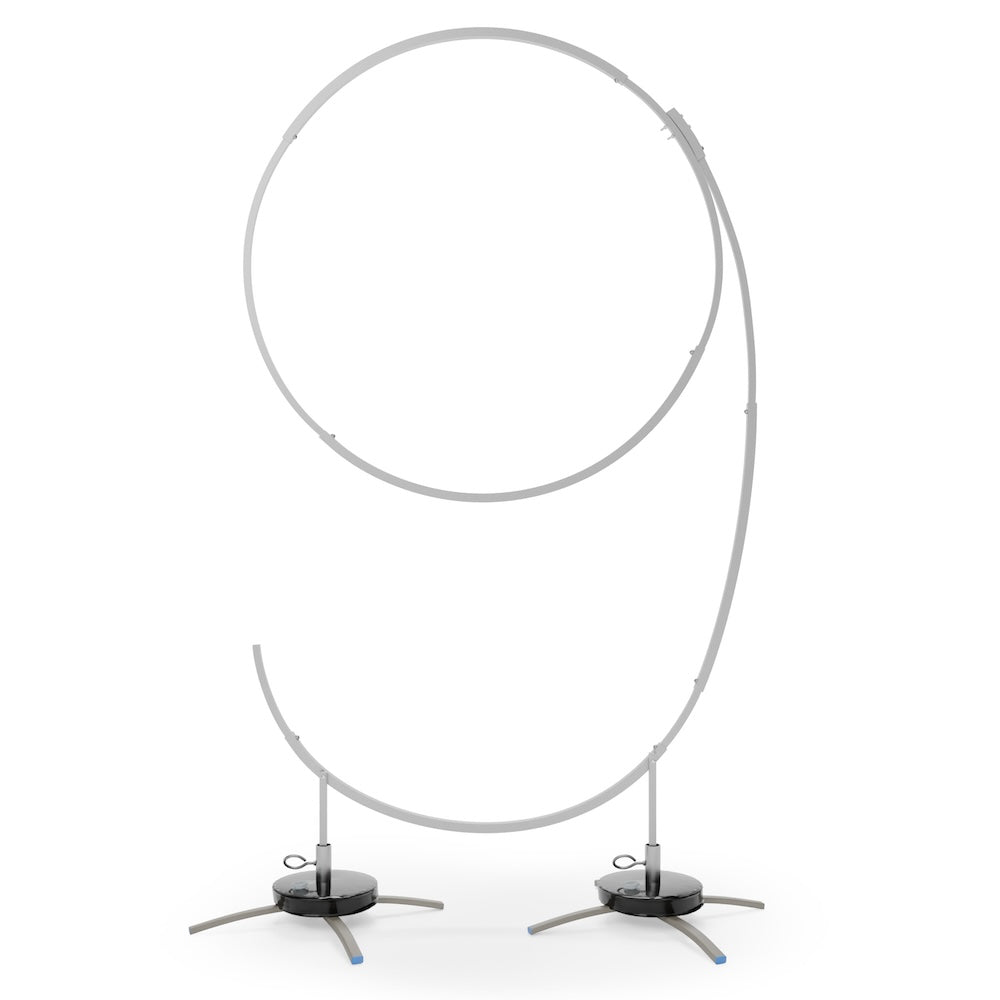 6 Foot Silver Rainbow Number 9 Frame Kit 95029 - LA Balloons