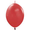 6 inch SEMPERTEX LINK - O - LOON DELUXE IMPERIAL RED - LA Balloons