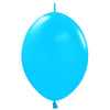 6 inch SEMPERTEX LINK - O - LOON FASHION BLUE - LA Balloons