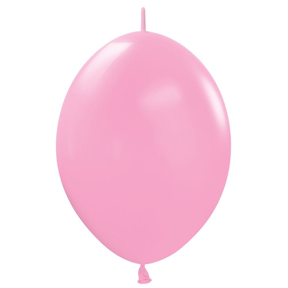 6 inch SEMPERTEX LINK - O - LOON FASHION BUBBLE GUM PINK - LA Balloons
