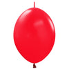 6 inch SEMPERTEX LINK - O - LOON FASHION RED - LA Balloons