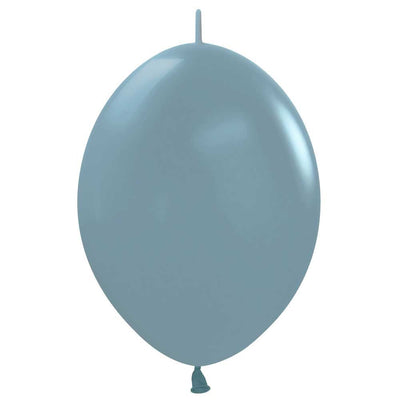 6 inch SEMPERTEX LINK - O - LOON PASTEL DUSK BLUE - LA Balloons
