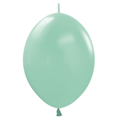 6 inch SEMPERTEX LINK - O - LOON PASTEL DUSK GREEN TEA - LA Balloons