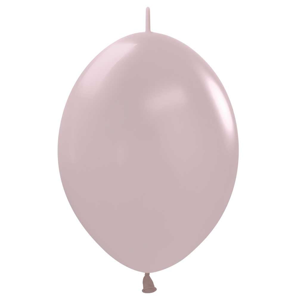 6 inch SEMPERTEX LINK - O - LOON PASTEL DUSK ROSE - LA Balloons