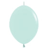 6 inch SEMPERTEX LINK - O - LOON PASTEL MATTE GREEN - LA Balloons