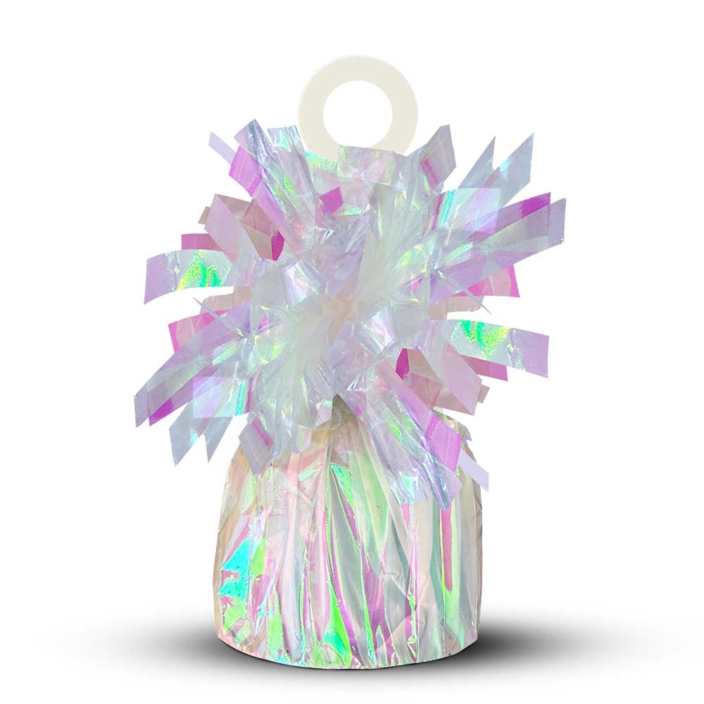 6 oz. FOIL BALLOON WEIGHT - IRIDESCENT
