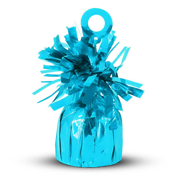 6 oz. FOIL BALLOON WEIGHT - LIGHT BLUE - LA Balloons