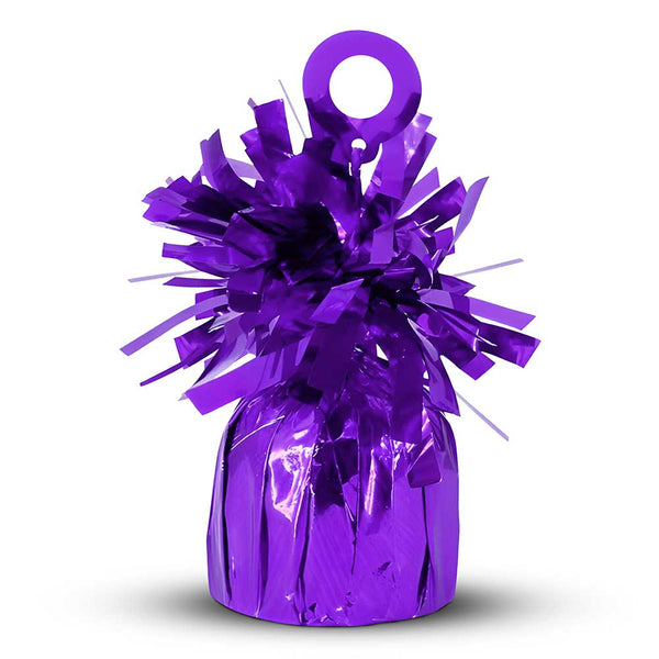 6 oz. FOIL BALLOON WEIGHT - PURPLE - LA Balloons