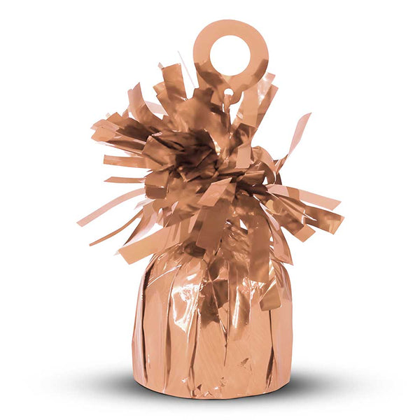 6 oz. FOIL BALLOON WEIGHT - ROSE GOLD - LA Balloons