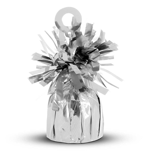 6 oz. FOIL BALLOON WEIGHT - SILVER - LA Balloons