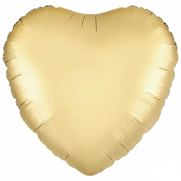 18 inch GOLD SILK HEART