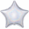 19 inch SILVER HOLOGRAPHIC STAR
