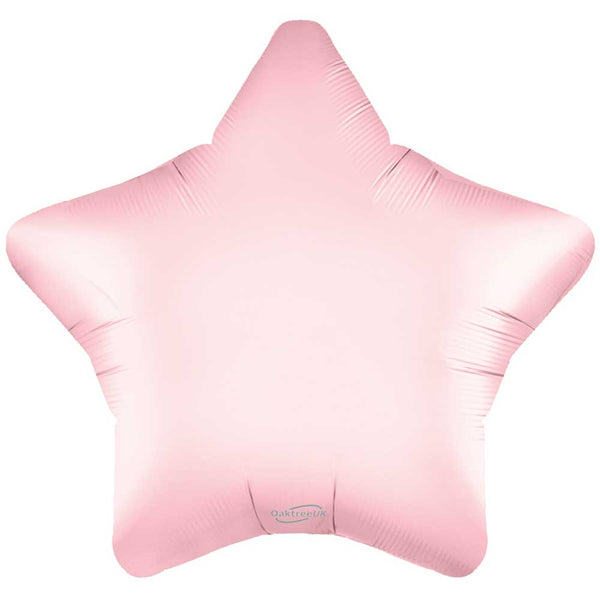 19 inch SATIN PASTEL COTTON CANDY PINK STAR