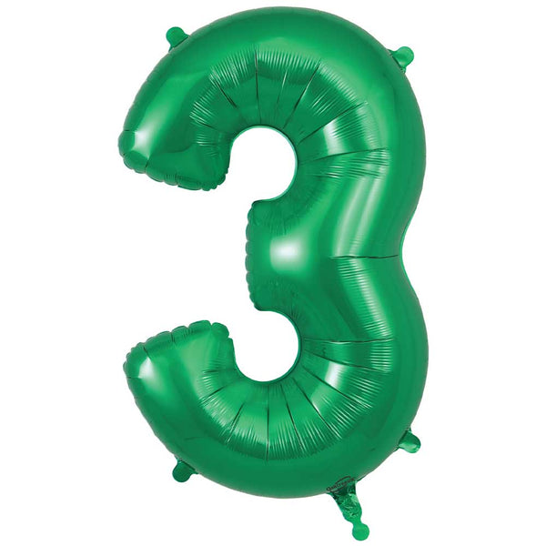 34 inch NUMBER 3 - OAKTREE - GREEN
