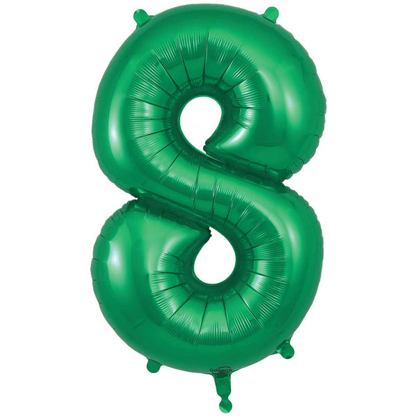 34 inch NUMBER 8 - OAKTREE - GREEN