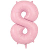 34 inch NUMBER 8 - OAKTREE - MATTE PINK
