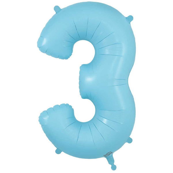 34 inch NUMBER 3 - OAKTREE - MATTE BLUE