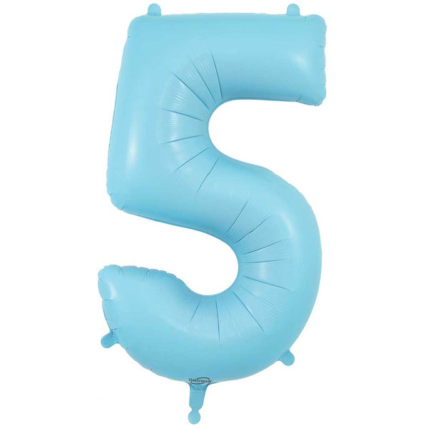 34 inch NUMBER 5 - OAKTREE - MATTE BLUE