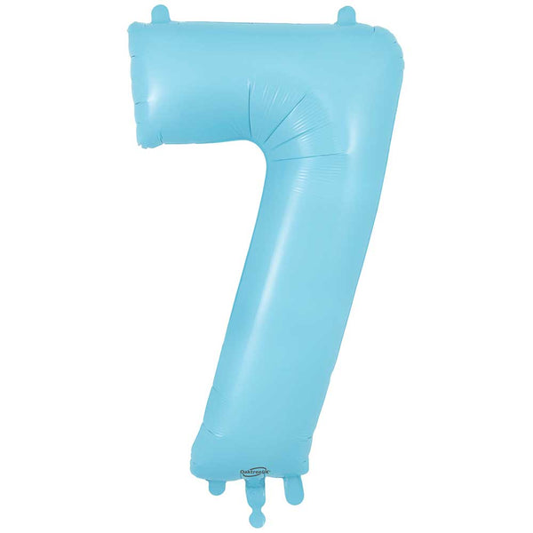 34 inch NUMBER 7 - OAKTREE - MATTE BLUE