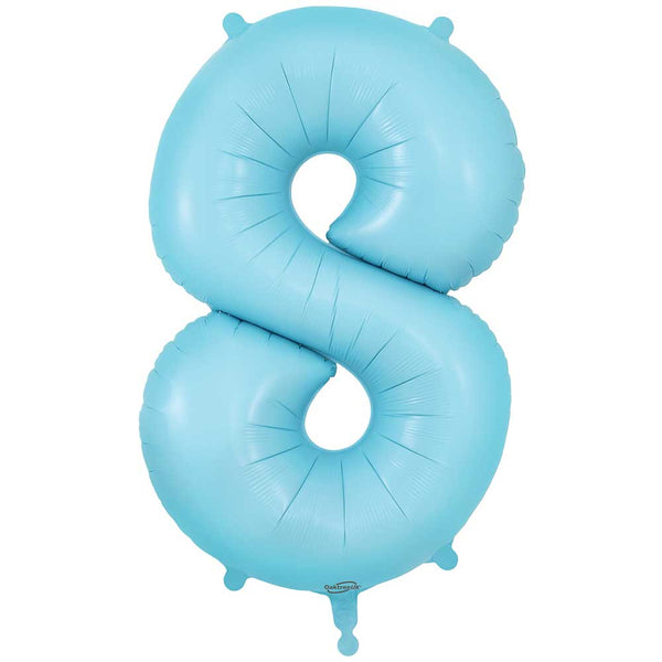 34 inch NUMBER 8 - OAKTREE - MATTE BLUE