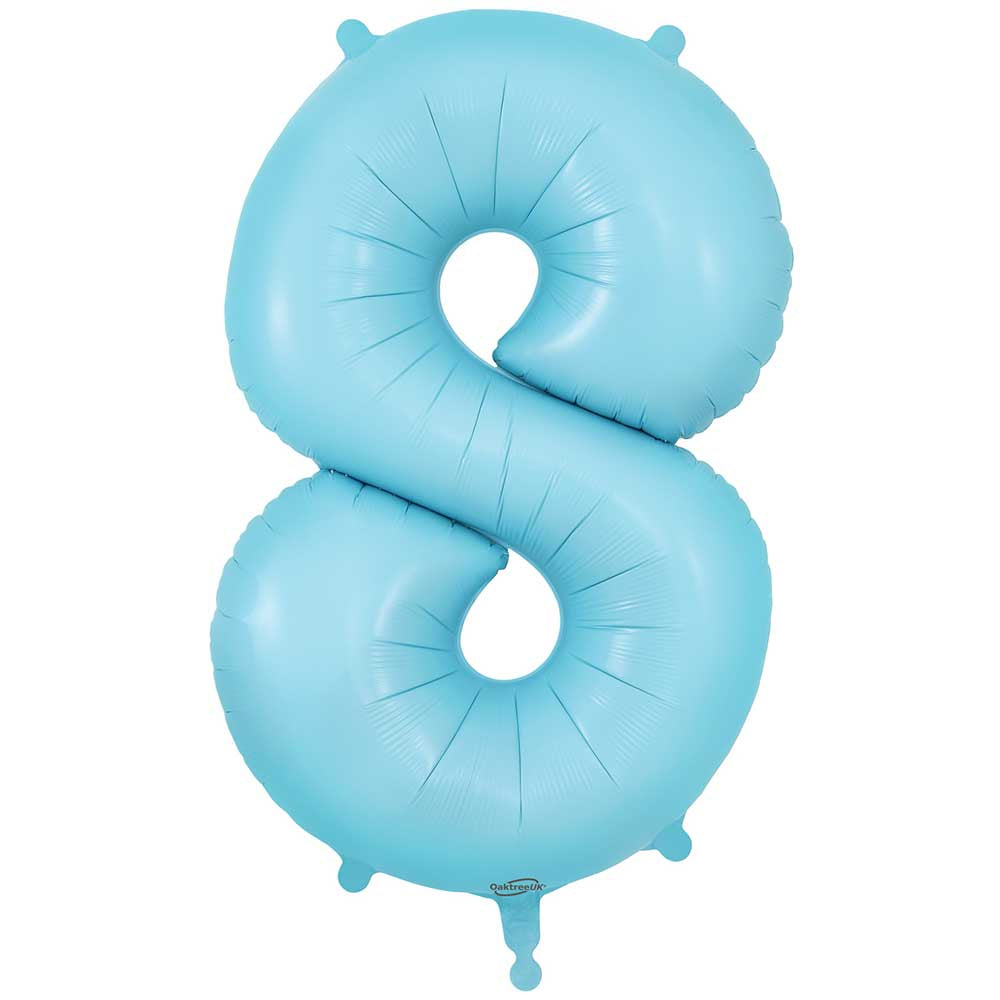 34 inch NUMBER 8 - OAKTREE - MATTE BLUE