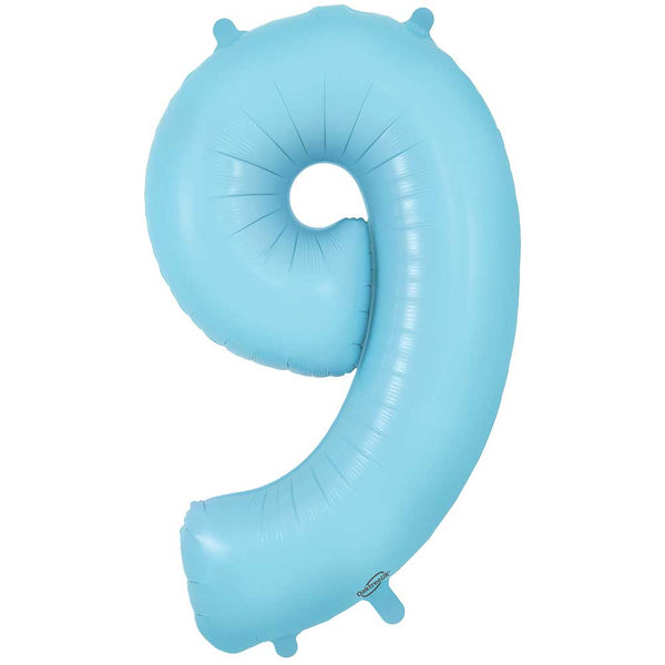 34 inch NUMBER 9 - OAKTREE - MATTE BLUE
