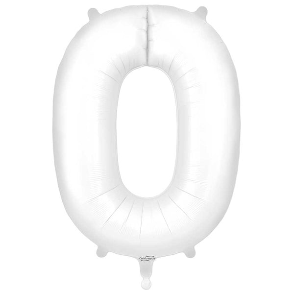 34 inch NUMBER 0 - OAKTREE - MATTE WHITE