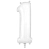 34 inch NUMBER 1 - OAKTREE - MATTE WHITE