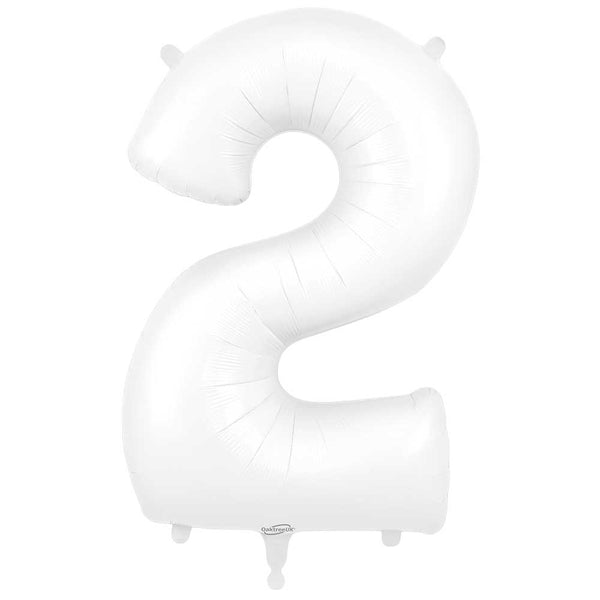 34 inch NUMBER 2 - OAKTREE - MATTE WHITE