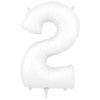 34 inch NUMBER 2 - OAKTREE - MATTE WHITE