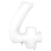 34 inch NUMBER 4 - OAKTREE - MATTE WHITE