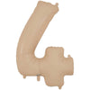 34 inch NUMBER 4 - OAKTREE - MATTE NUDE