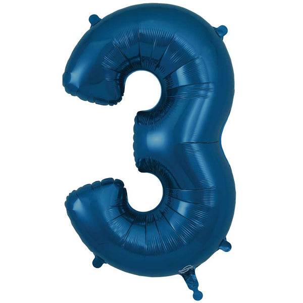 34 inch NUMBER 3 - OAKTREE - NAVY BLUE