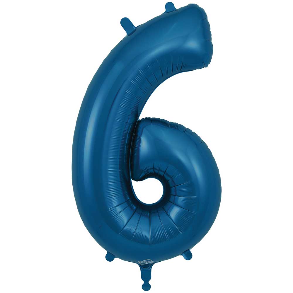 34 inch NUMBER 6 - OAKTREE - METALLIC NAVY BLUE
